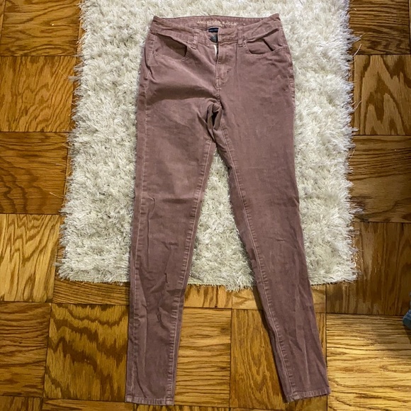 Blush pink corduroy jeans - Picture 1 of 2
